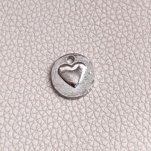 Silver Heart Engraving Pendant